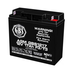 Acumulator AGM VRLA 12V 17A dimensiuni 181mm x 76mm x h 167mm F3 GBS (2)