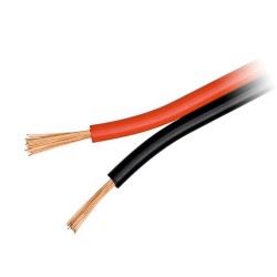 Cablu bifilar plat marcat pentru boxe 2 x 0,5 mm MYUP KAB0389 / Dalbi