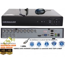 DVR 8 canale compatibil cu camere de pana la 1MP MHK-6108HV