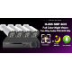 Kit sistem de supraveghere IP PoE 5 MP 4 camere KIT-PX02XNF