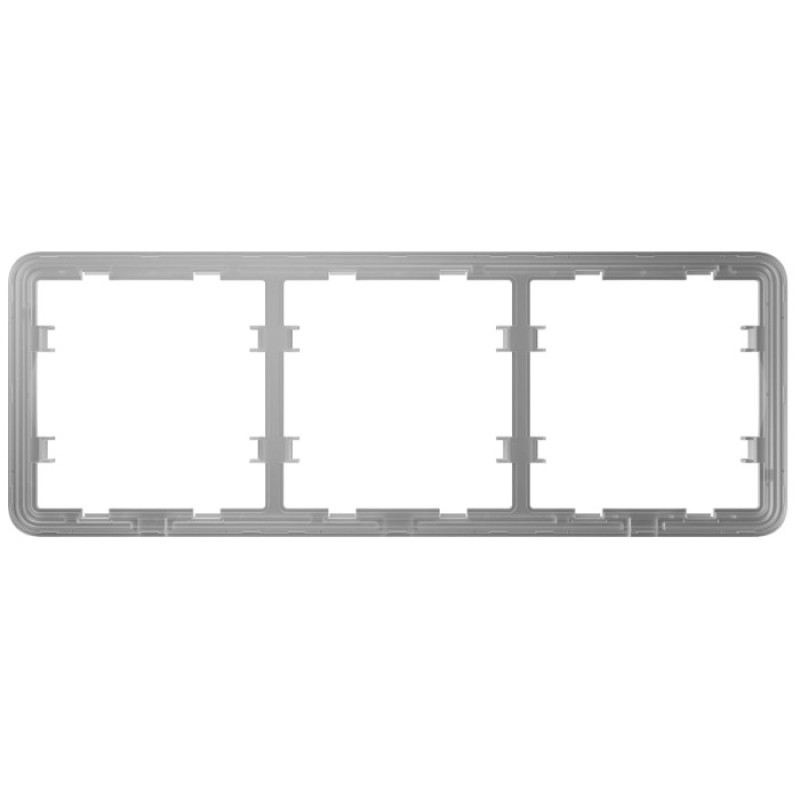 Rama 3 pozitii pentru Ajax LightSwitch, alb, FRAME 3 SEATS (WHT)