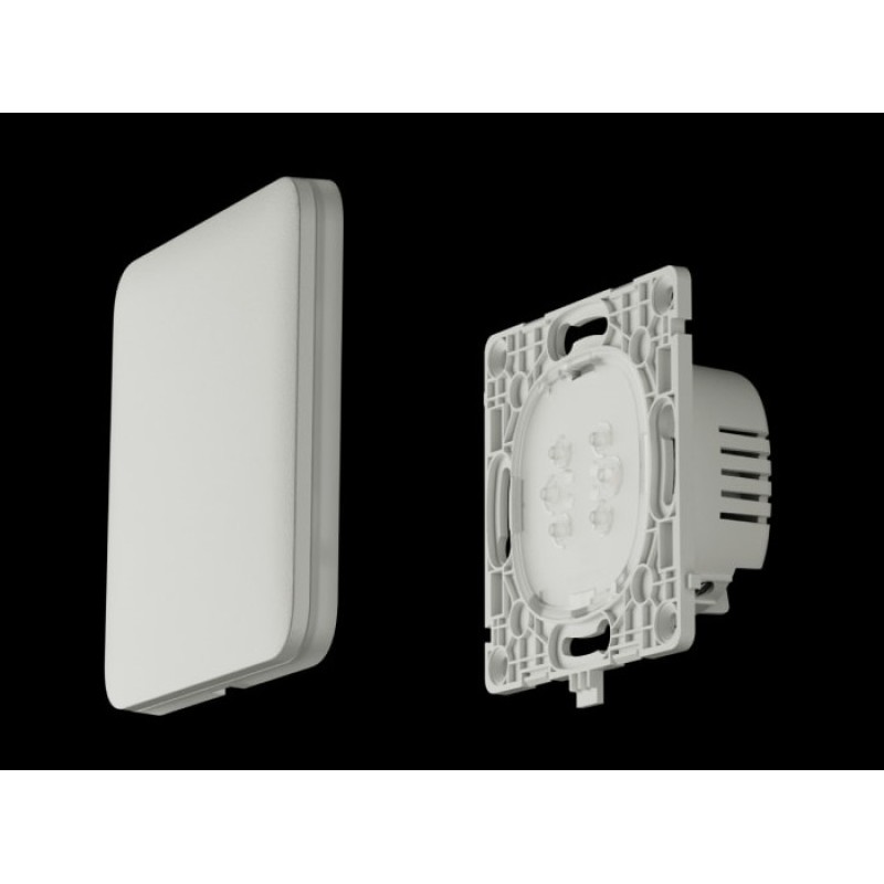 Intrerupator smart wireless pentru un dispozitv, alb, cap scara, Ajax LIGHTSWITCH 2-WAY (WHT)