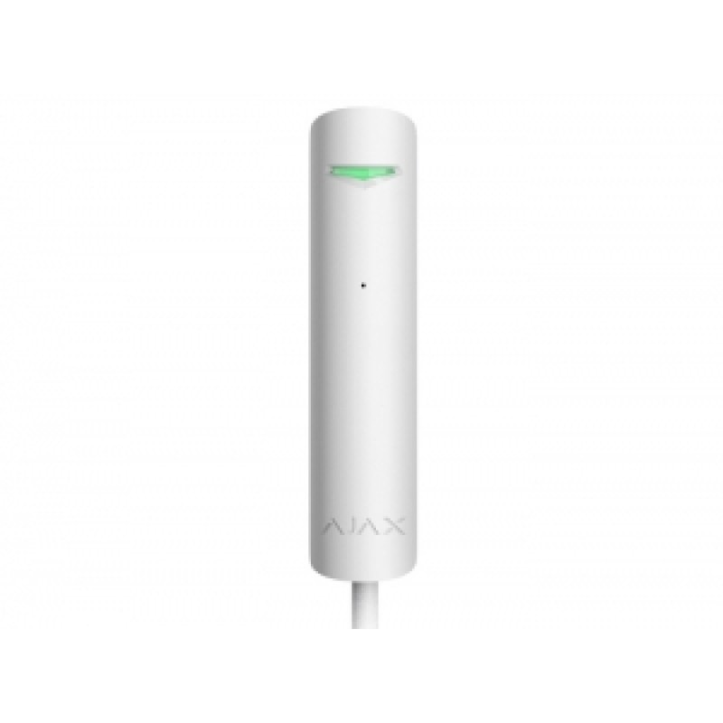 Detector de geam spart Ajax Fibra, alb, GLASSPROTECT FIBRA (WHT)