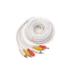 Cabluri de conexiune direct sertizate, 20 m, video+audio+alimentare