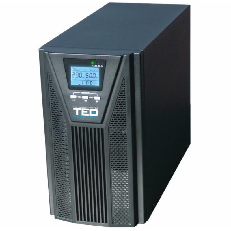 UPS 3000VA Online, dubla conversie, management, 4 schuko, TED003997 new