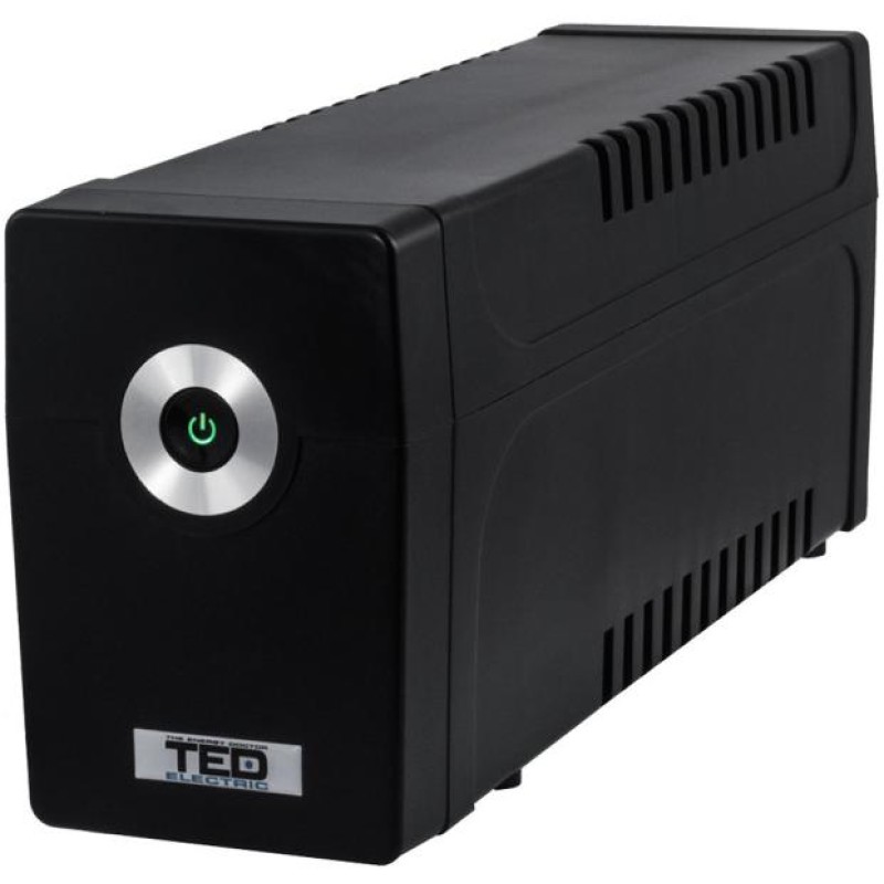 UPS 900VA/500W LCD Line Interactive AVR 2 schuko USB Management TED Electric TED003942