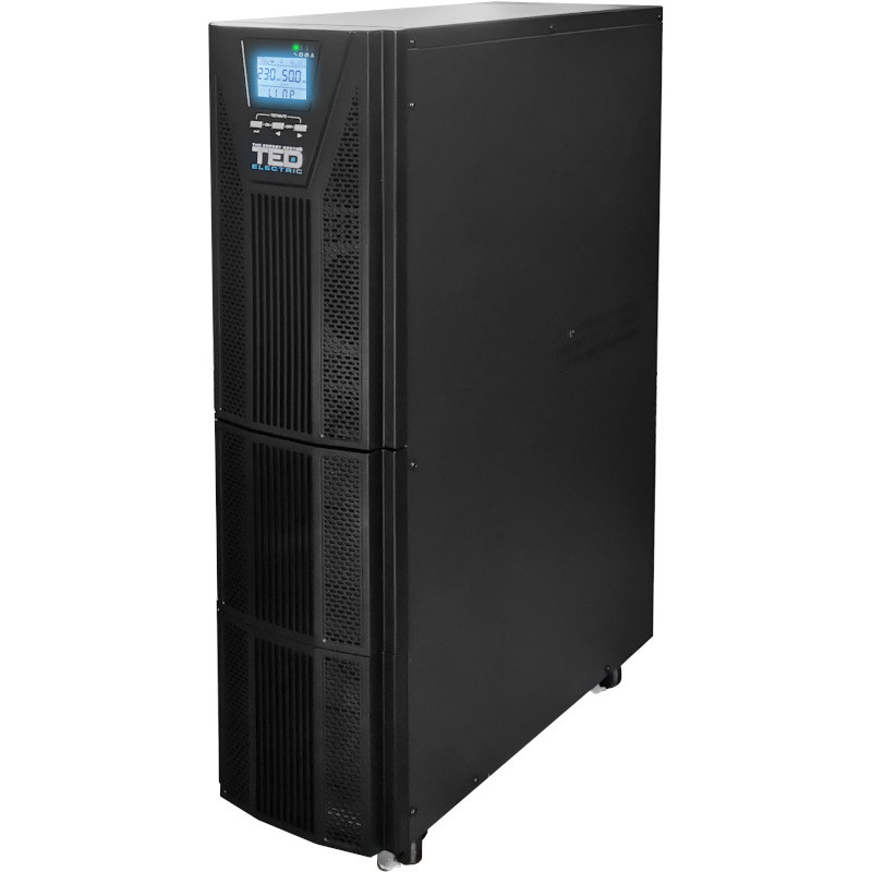 UPS 10KVA Online, dubla conversie, management, intrare/iesire pe regleta, TED004017 new