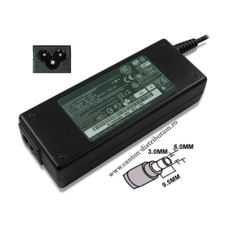 Alimentator laptop TOSHIBA 15 V/5 A, standard conector 6,3x3,0x9,5 mm PA-3154U-1ACA (ADP-601XP)