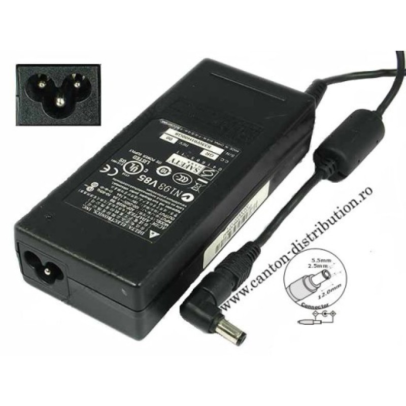 Alimentator laptop 19 V/4,22 A, standard conector 2,1-2,5 mm x5,5 mm ADP-90FB