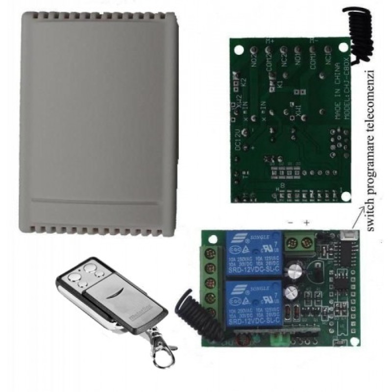Kit automatizari 2 canale 12 V CHJ-C80X