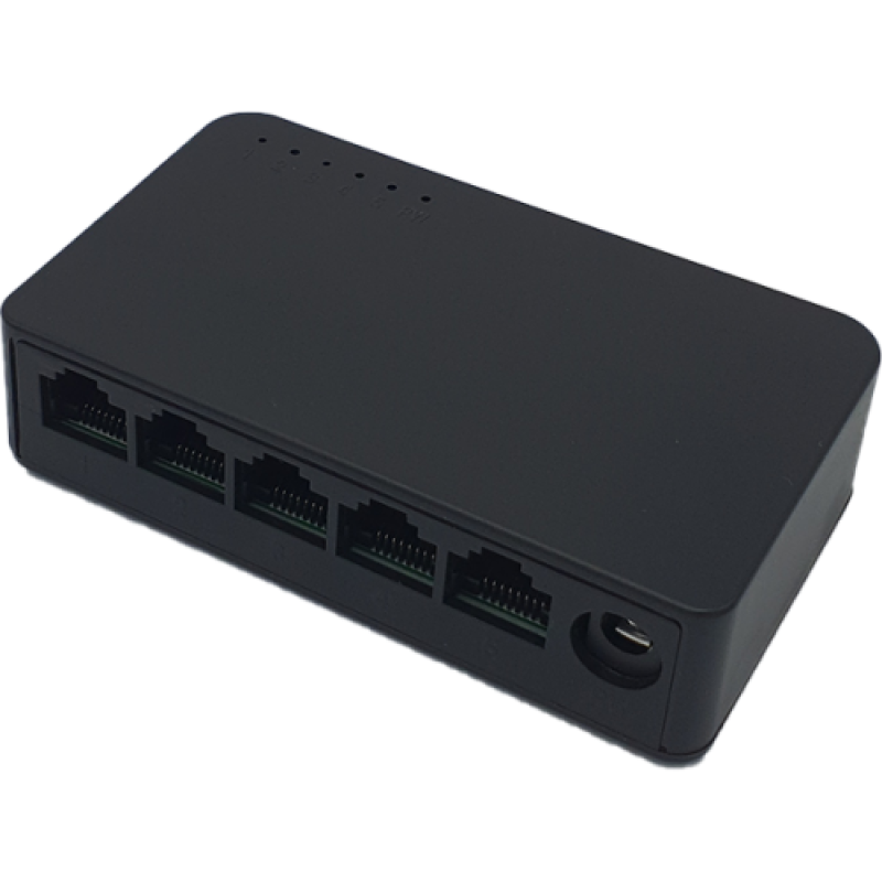 Switch 5 porturi gigabite pentru supraveghere fara management 1005S