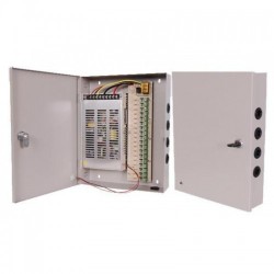 Sursa de alimentare pentru maxim 18 camere de supraveghere 12V/10A CP-12-10C18