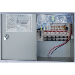 Sursa de alimentare cu back-up pentru maxim 18 camere de supraveghere 12V/10A CP-12-10U18