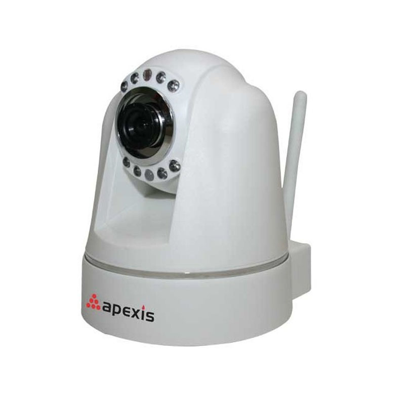Camera de supraveghere IP de interior 0.3 MP ,3.6 mm, IR 15 m APM-J802-WS