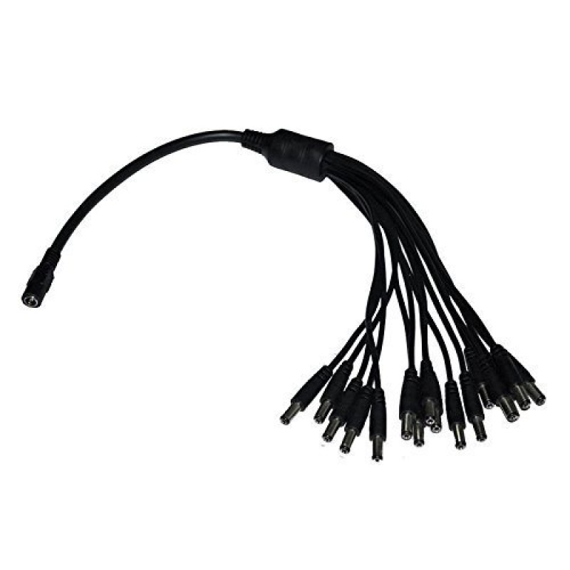 Spliter alimentare de la 1 la 16 (mama 2,1x5,5 la 16 tata 2,1x5,5) DCJ-16P