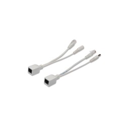 Kit PoE pasiv, injector & splitter pentru camere supraveghere IP, Cat5E, 10/100 UV-PS02