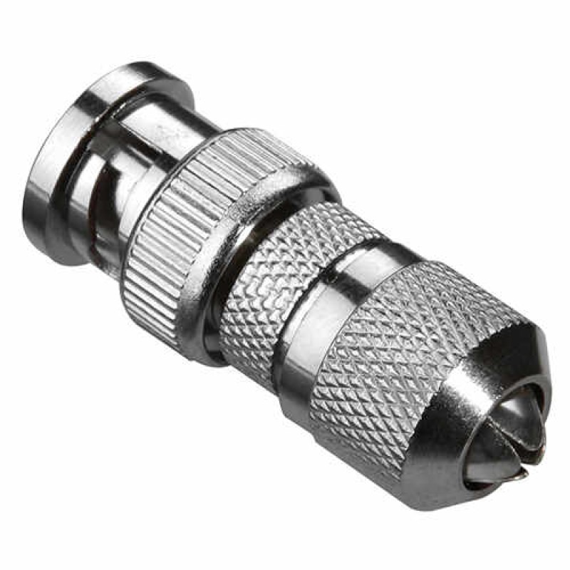 BNC tata cu prindere prin presare pentru cablu RG59 si RG6