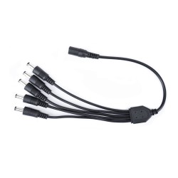 Spliter alimentare de la 1 la 5 (mama 2,1x5,5 la 5 tata 2,1x5,5) DCJ-5P