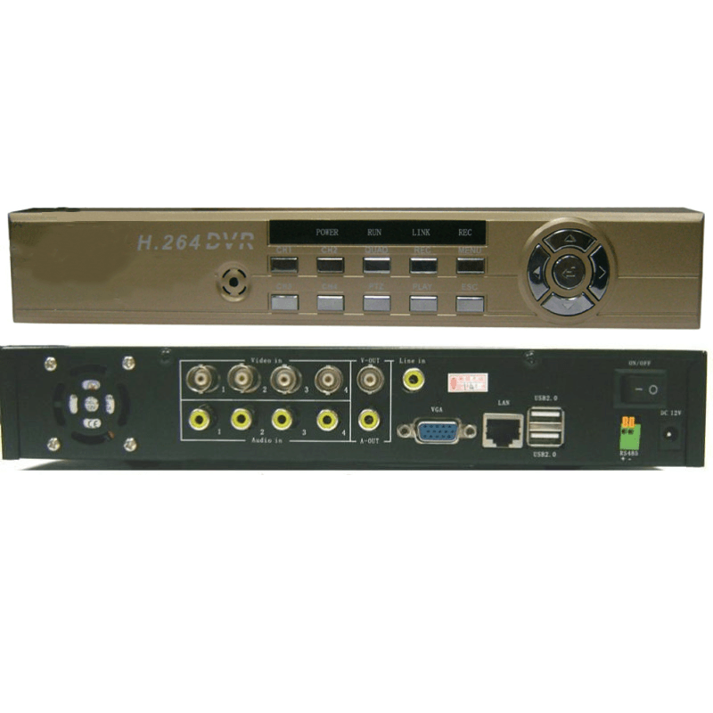 DVR cu 4 canale video compatibil cu camere analogice DVR-9104
