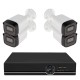 Kit sistem de supraveghere 4 camere A640K 8MP IR 30m, DVR 4 canale 8MP KITAHD8MP4CH640K