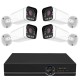 Kit sistem de supraveghere 4 camere AHD-706K 8MP IR 60m, DVR 4 canale 8MP KITAHD8MP4CH706K