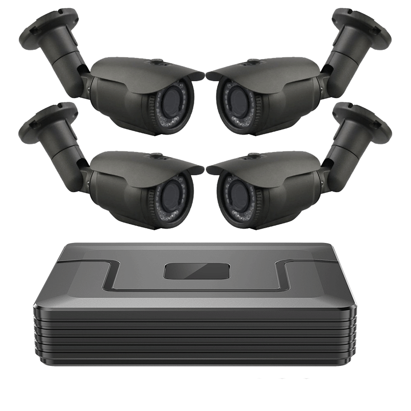 Kit sistem de supraveghere 1 MP 4 camere KIT6-HD