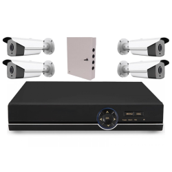 KIT sistem de supraveghere 8 MP 4 camere KIT8MP4CH525