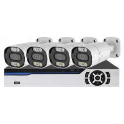 Kit sistem de supraveghere IP PoE 5 MP 4 camere KIT-PX02XNF