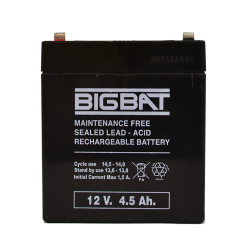 Acumulator BIG BAT 12V, 4.5 AH BB12V4.5