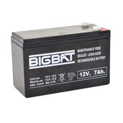 Acumulator BIG BAT 12V, 7 AH BB12V7