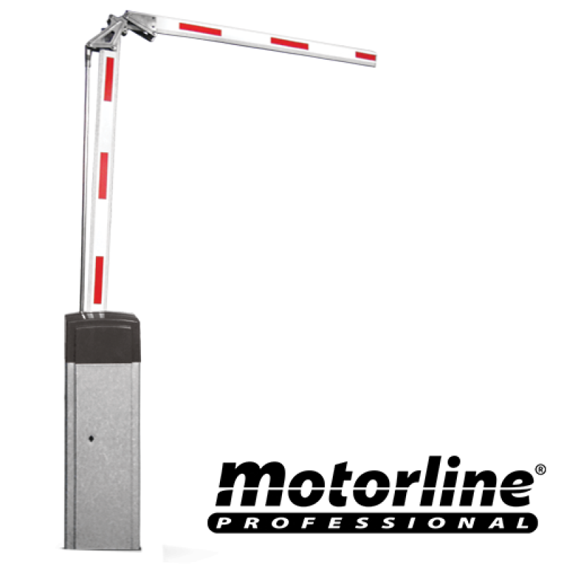 Bariera acces AUTO cu brat articulat 5 m, stanga - MOTORLINE KBA5-ST