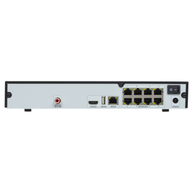 NVR 8 canale IP + 8 porturi POE - ASYTECH seria VT VT-N1308HC-8P