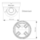 Camera IP 3.0MP, lentila 2.8mm - ASYTECH seria VT VT-IP18DF-3S