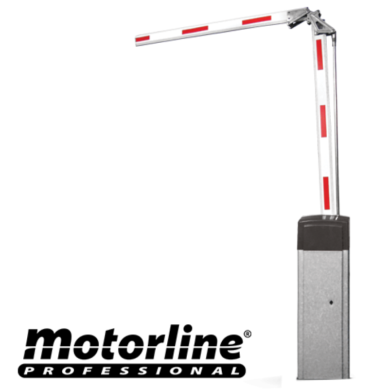 Bariera acces AUTO cu brat articulat 5 m, dreapta - MOTORLINE KBA5-DR
