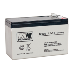 Acumulator 12V, 7.2Ah - MWS MWS12-7.2