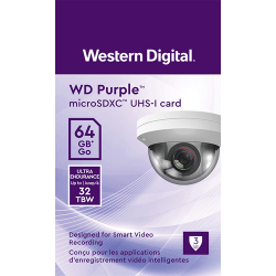 Card MicroSD 64GB, seria Purple Ultra Endurance - Western Digital WDD064G1P0C