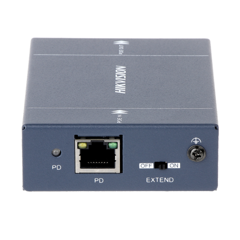 Spliter PoE 1 intrare Poe - 2 iesiri PoE , 400 metri, fara alimentare - Hikvision DS-1H34-0102P