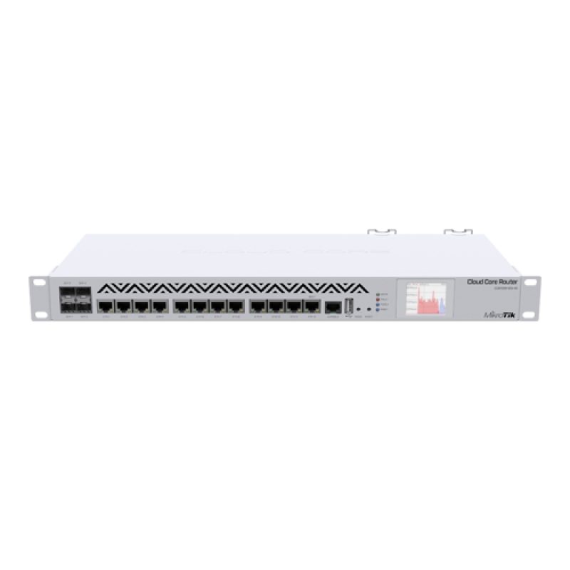Cloud Core Router, 4 x SFP, 12 x Gigabit, 4GB RAM, RouterOS L6, 1U - MikroTik CCR1036-12G-4S