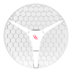 LHG XL 5 ac antena 27dBi 5GHz, 802.11ac, 1 x Gigabit, PoE - MikroTik RBLHGG-5acD-XL
