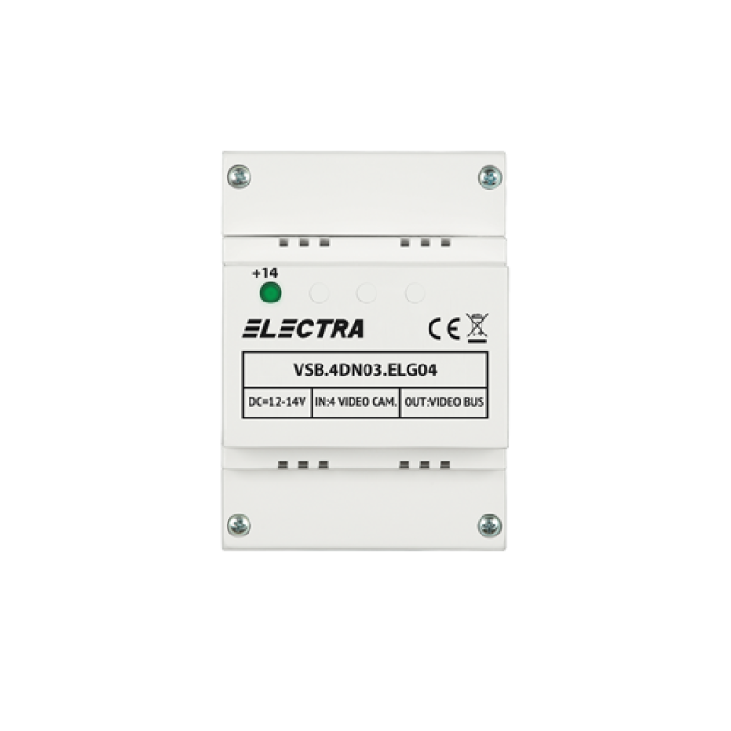 Doza selectie video 4 intrari pentru HOME + URBAN, G3 - ELECTRA VSB.4DN03.ELG04