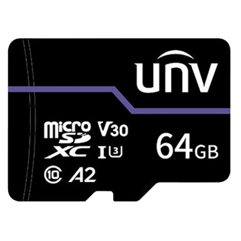 Card memorie 64GB, PURPLE CARD - UNV TF-64G-T-IN