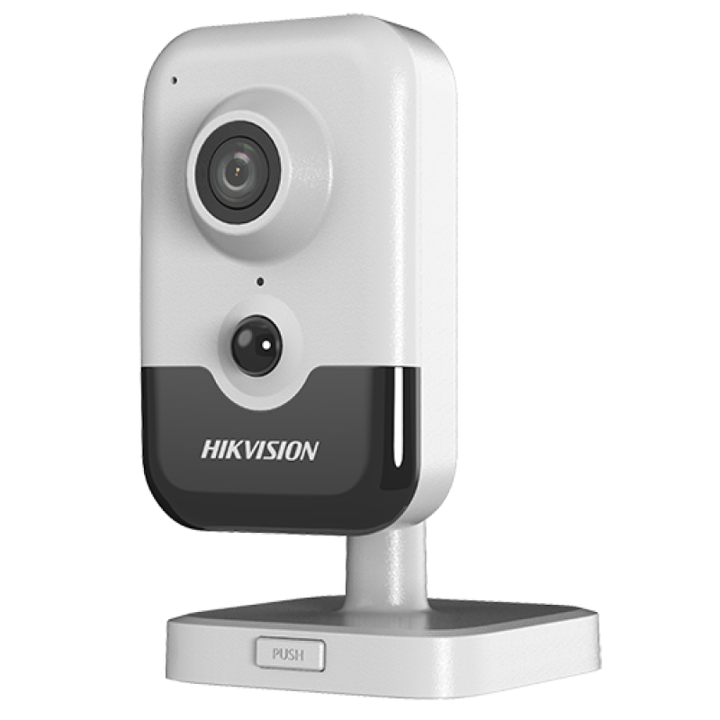 Camera Wi-Fi Cube IP 2.0MP, lentila 2.8mm, AUDIO bidirectional, IR 10m, PIR, SD-card - HIKVISION DS-2CD2421G0-IW-2.8mm