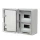 Cutie modulara IP65 din ABS gri, usa transparenta, 2 x 9 module, 250x350x150 mm PP3112