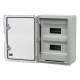 Cutie modulara IP65 din ABS gri, usa transparenta, 2 x 12 module, 300x400x170 mm PP3114