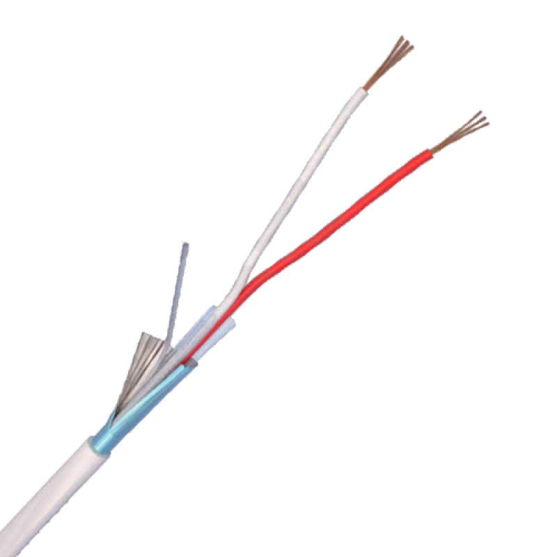 Cablu de alarma 2 fire ecranate, cupru integral, 100m 2CUEF