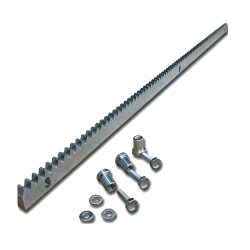Cremaliera metalica zincata 30x12 mm - lungime 1M CRM4