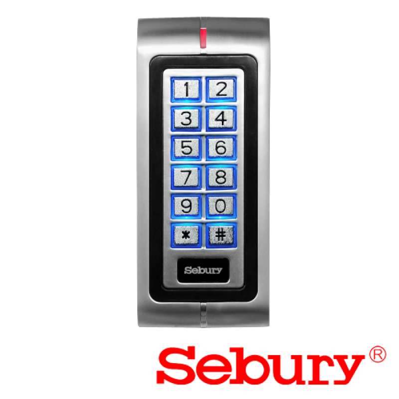Controler stand-alone cu tastatura si cititor card, carcasa antivandal - SEBURY SEB-K2