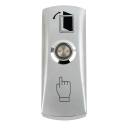 Buton iesire aplicabil din metal, cu LED CSB-805L