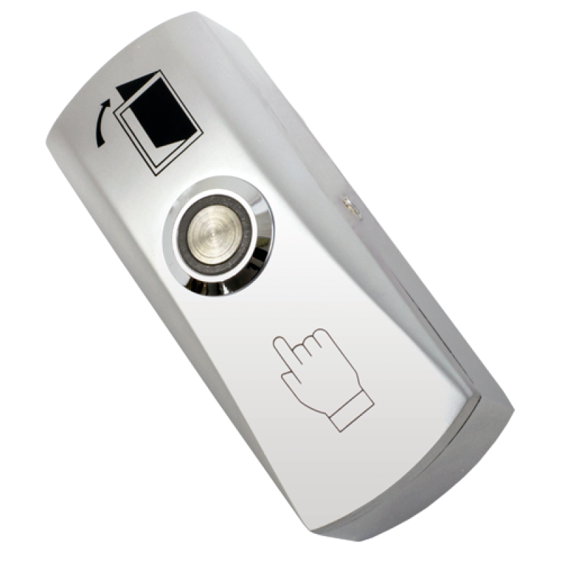 Buton iesire aplicabil din metal, cu LED CSB-805L