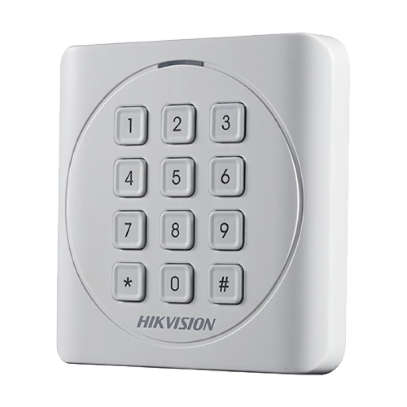 Cititor de proximitate RFID MIFARE 13.56Mhz cu tastatura integrata -HIKVISION DS-K1801MK
